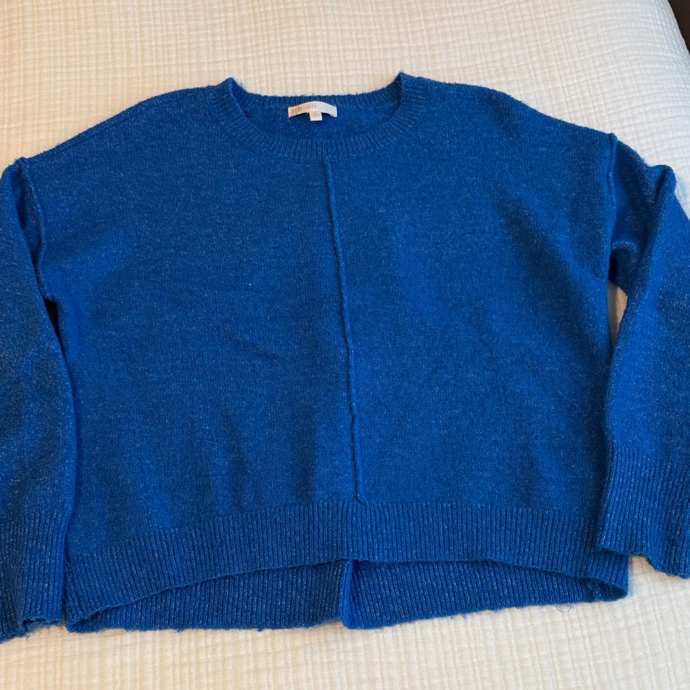 GB Girls Vibrant Blue Crew Neck Sweater